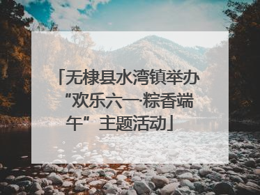 无棣县水湾镇举办“欢乐六一·粽香端午”主题活动