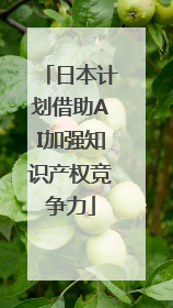 日本计划借助AI加强知识产权竞争力