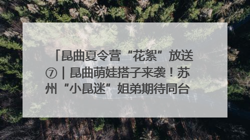 昆曲夏令营“花絮”放送⑦｜昆曲萌娃搭子来袭！苏州“小昆迷”姐弟期待同台演绎“姑苏水磨调”