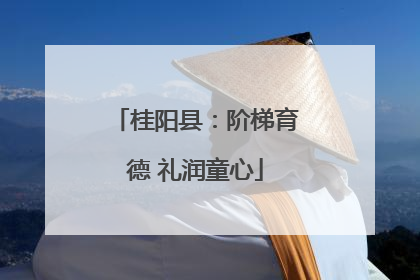 桂阳县：阶梯育德 礼润童心