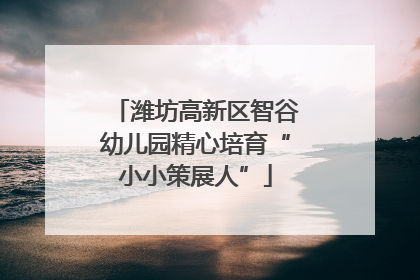 潍坊高新区智谷幼儿园精心培育“小小策展人”