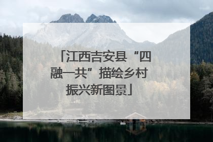江西吉安县“四融一共”描绘乡村振兴新图景