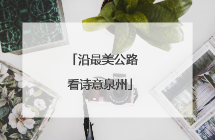沿最美公路 看诗意泉州