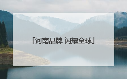 河南品牌 闪耀全球