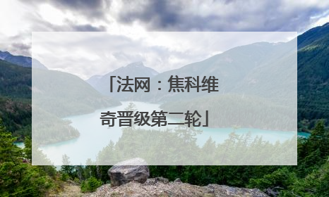 法网：焦科维奇晋级第二轮