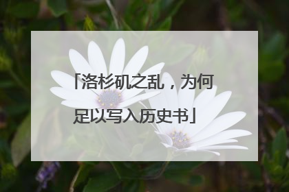 洛杉矶之乱，为何足以写入历史书