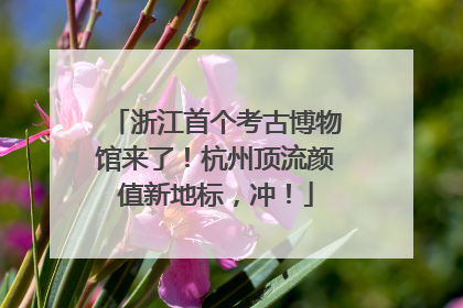 浙江首个考古博物馆来了！杭州顶流颜值新地标，冲！