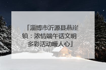 淄博市沂源县燕崖镇：浓情端午话文明 多彩活动暖人心