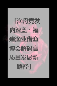 渔舟竞发向深蓝：福建渔业借渔博会解码高质量发展新路径