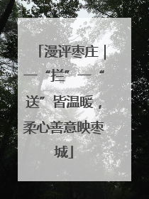漫评枣庄｜一“拦”一“送”皆温暖，柔心善意映枣城