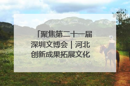 聚焦第二十一届深圳文博会｜河北创新成果拓展文化产业“朋友圈”