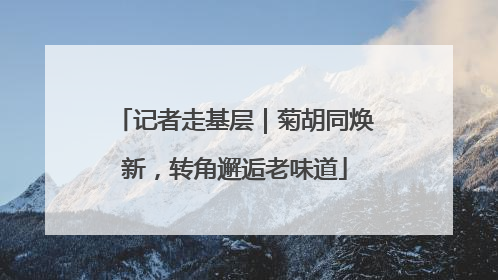 记者走基层｜菊胡同焕新，转角邂逅老味道