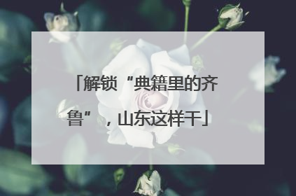 解锁“典籍里的齐鲁”，山东这样干