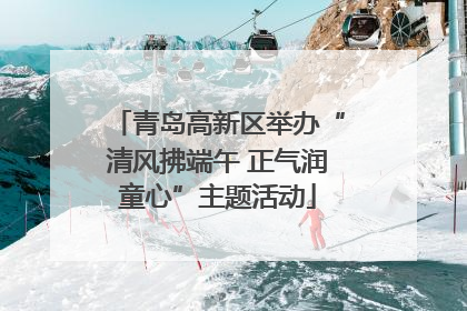 青岛高新区举办“清风拂端午 正气润童心”主题活动