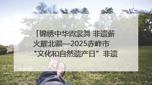 锦绣中华霓裳舞 非遗薪火耀北疆—2025赤峰市“文化和自然遗产日”非遗宣传展示活动纪实