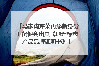 马家沟芹菜再添新身份！贸促会出具《地理标志产品品牌证明书》