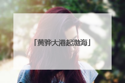 黄骅大港起渤海