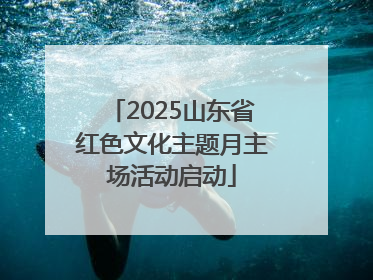 2025山东省红色文化主题月主场活动启动