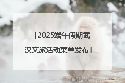 2025端午假期武汉文旅活动菜单发布